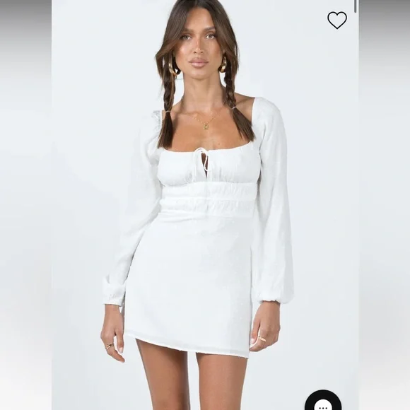 white sequin dress long sleeve White Sequin One Shoulder Long Sleeves Mermaid Long Evening Prom Dress –  MarryLover
